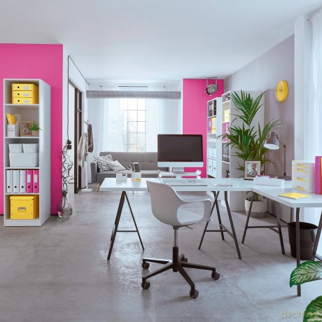 Leitz: LEITZ Briefkorb WOW pink-Metal