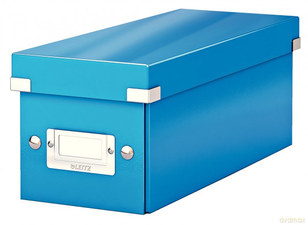 LEITZ CD Ablagebox blaumetalli