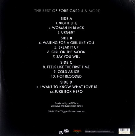 Foreigner: The Best Of 4 And More Black [2xWinyl]