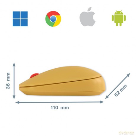 LEITZ Cosy Maus kabellos gelb