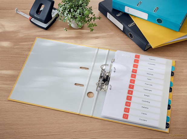 Leitz: LEITZ Cosy Soft-Touch Ordner warmes gelb