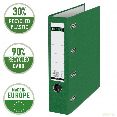 LEITZ Doppelordner grźn Karton 7,5 cm