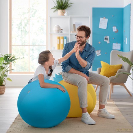 LEITZ Ergo Cosy Sitzball blau 65,0 cm