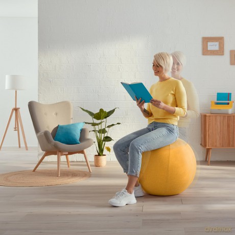 LEITZ Ergo Cosy Sitzball blau 65,0 cm