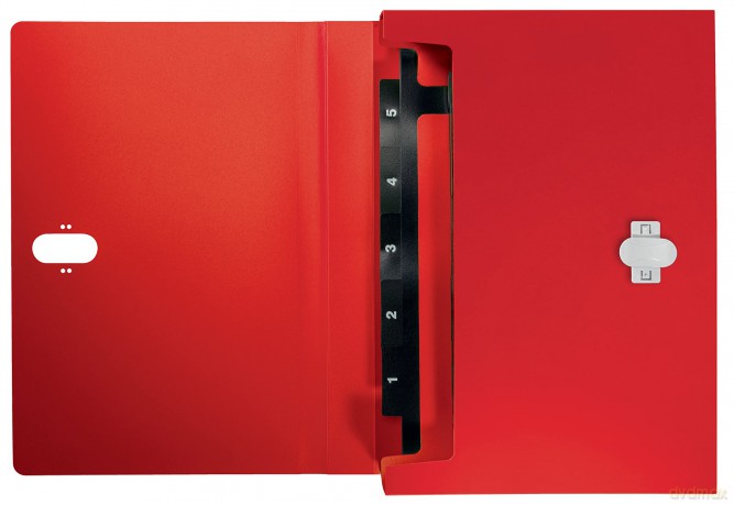 Leitz: LEITZ Fchermappe Recycle 5 Fcher rot