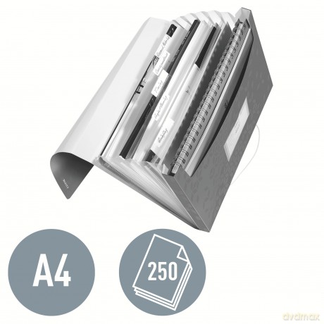 LEITZ Fchermappe WOW 4589 6 Fcher grźn