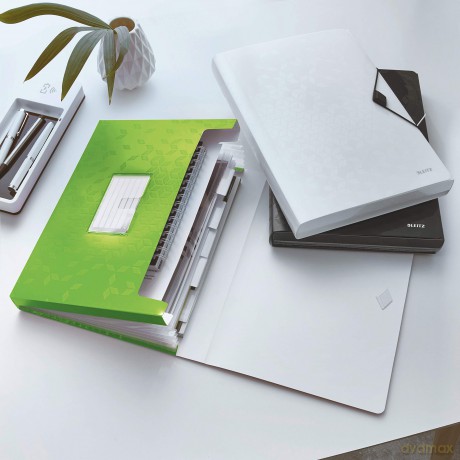 LEITZ Fchermappe WOW 4589 6 Fcher grźn