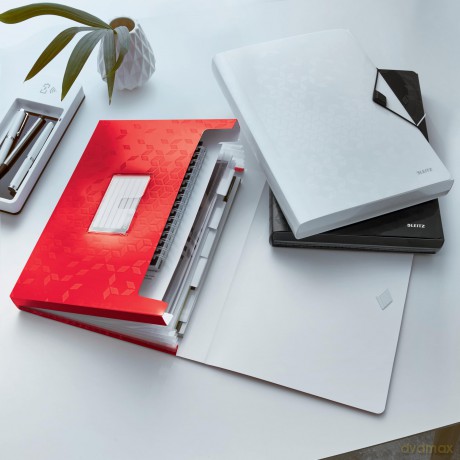 Leitz: LEITZ Fchermappe WOW 4589 6 Fcher rot