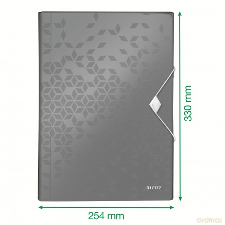LEITZ Fchermappe WOW 4589 6 Fcher schw