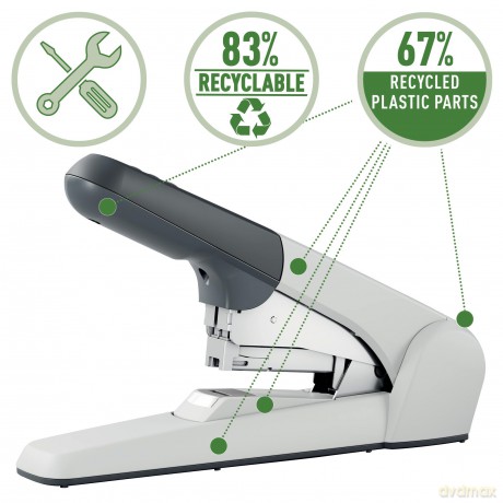 LEITZ Flachheftgert 5552 silb