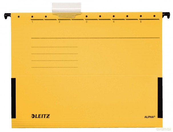 LEITZ Hngetasche gelb 5stk