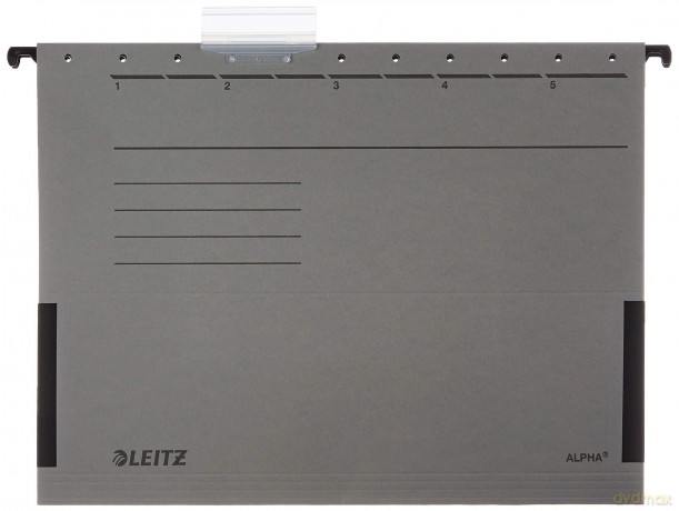 LEITZ Hngetasche grau 5stk