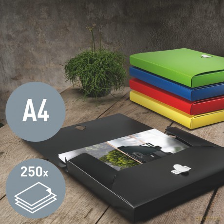 Leitz: LEITZ Heftbox Recycle 4,0 cm gelb