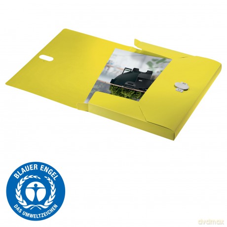 Leitz: LEITZ Heftbox Recycle 4,0 cm gelb