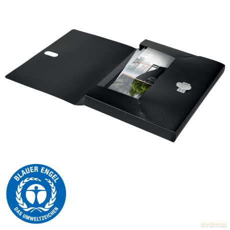 Leitz: LEITZ Heftbox Recycle 4,0 cm schwarz