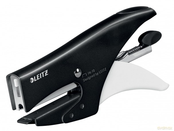 Leitz: LEITZ Heftzange 5531 WOW schwarz-metalli