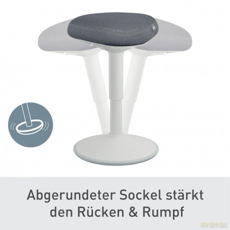 Leitz: LEITZ Hocker Ergo Active 65440085 grau