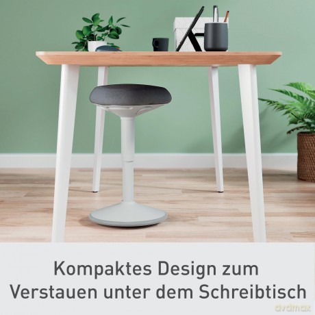 Leitz: LEITZ Hocker Ergo Active 65440085 grau