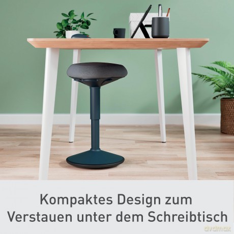 Leitz: LEITZ Hocker Ergo Active 65440089 dunkel