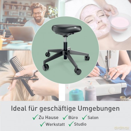 Leitz: LEITZ Hocker Ergo Active 65780095 schwar