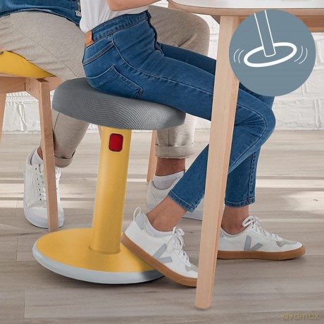 Leitz: LEITZ Hocker Ergo Cosy 65180019 grau, ge