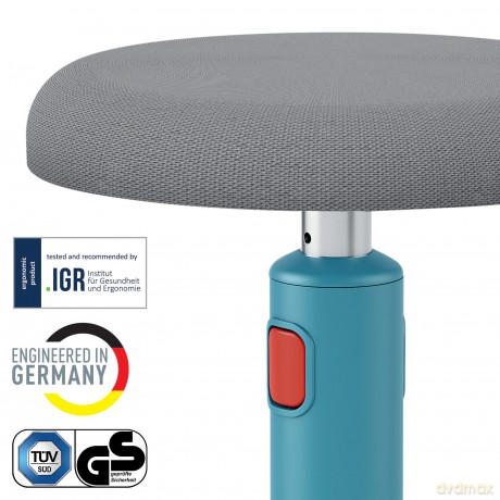 Leitz: LEITZ Hocker Ergo Cosy 65180061 grau, bl