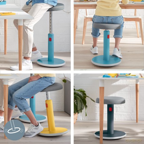 Leitz: LEITZ Hocker Ergo Cosy 65180061 grau, bl