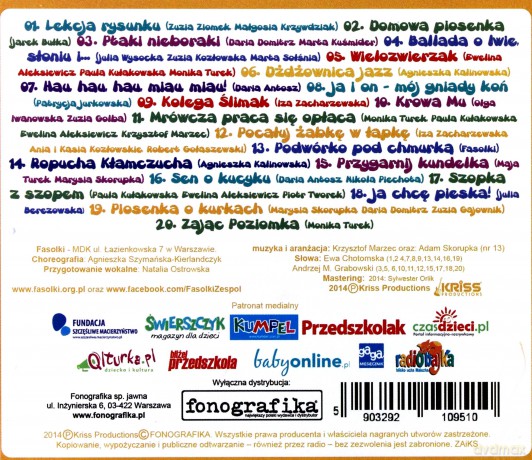 Fasolki: Fasolkowe Zwierzaki [CD]