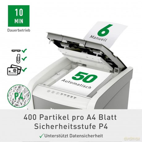 LEITZ IQ Autofeed Small Office 50 Aktenv