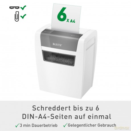 LEITZ IQ Home Aktenvernichter mit Partik