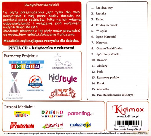 Muzalinki Podróże Małe I Duże [CD]