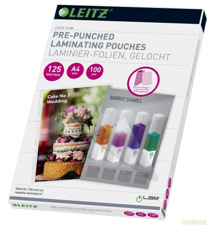 Leitz Lamfol.125mic,A4,AHL