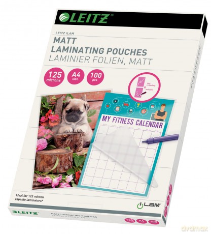Leitz Lamfol.125mic,A4,matt