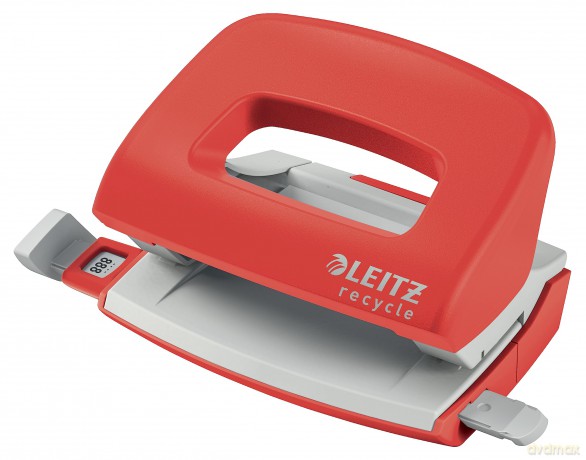 Leitz: LEITZ Locher Recycle Mini rot