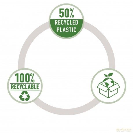 Leitz: LEITZ Locher Recycle Mini schwarz