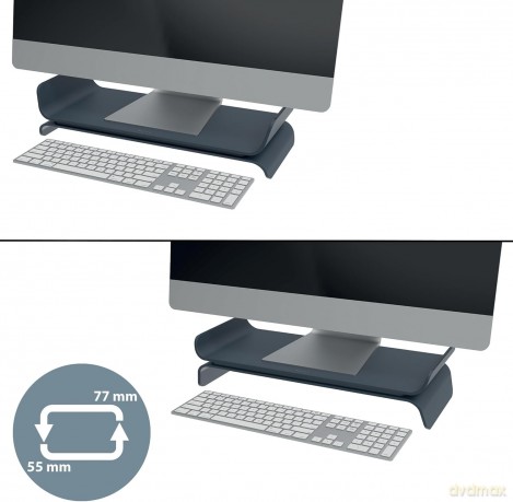 LEITZ Monitorstnder Ergo dunkelgrau
