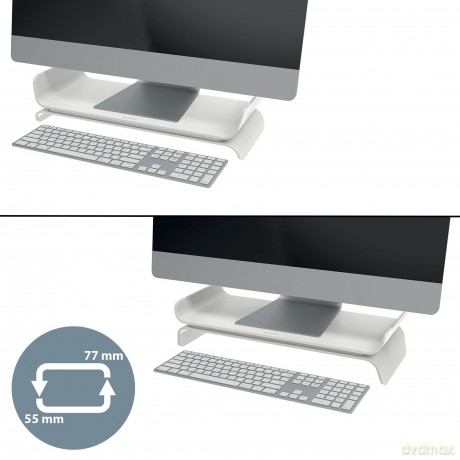 LEITZ Monitorstnder Ergo hellgrau