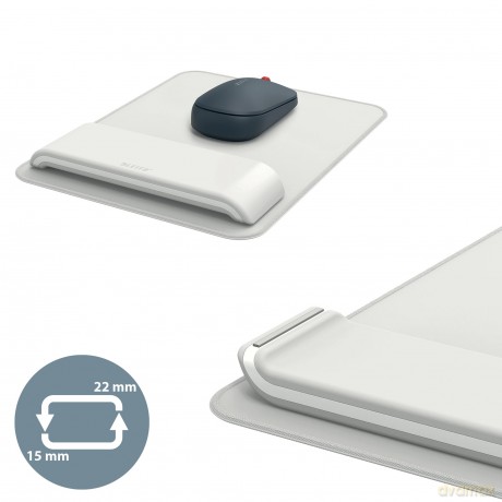 LEITZ Mousepad mit Handgelenkauflage Erg