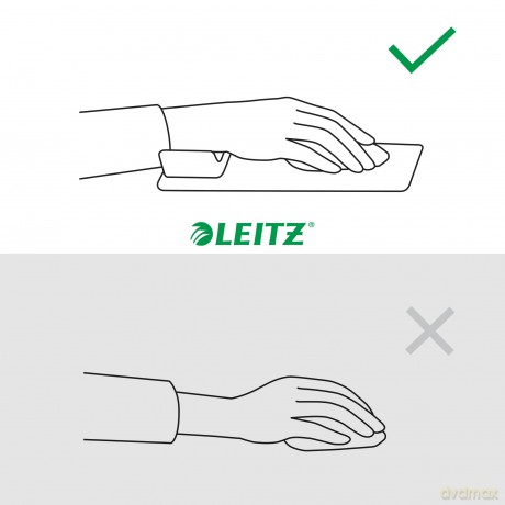 LEITZ Mousepad mit Handgelenkauflage Erg