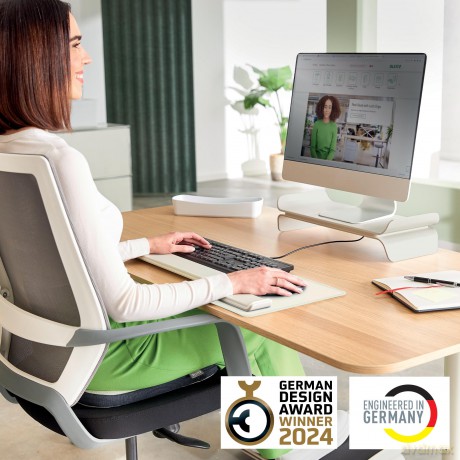 LEITZ Mousepad mit Handgelenkauflage Erg
