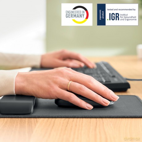 LEITZ Mousepad mit Handgelenkauflage Erg