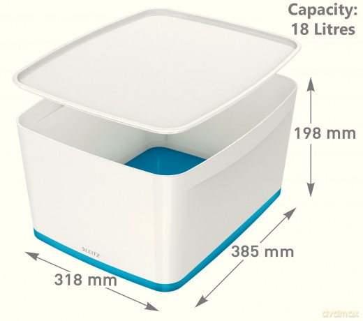 LEITZ MyBox Aufbewahrungsbox 18,0 l perl