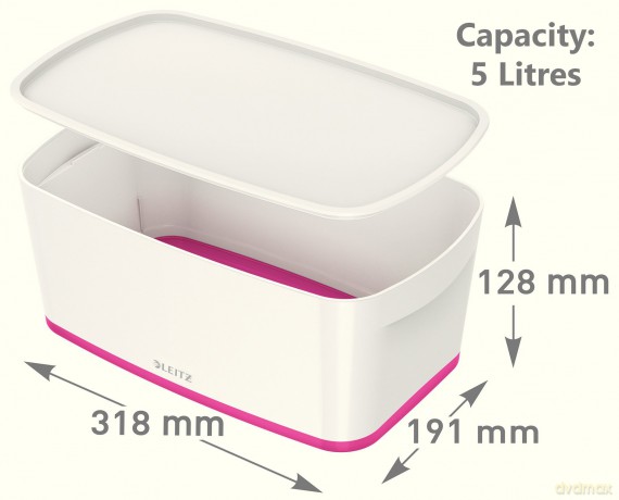 LEITZ MyBox Aufbewahrungsbox 5,0 l perlw