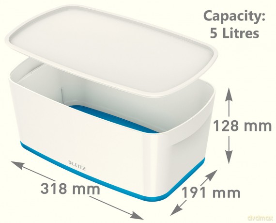 LEITZ MyBox Aufbewahrungsbox 5,0 l perlw