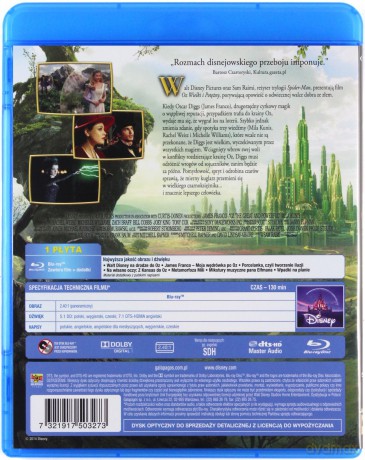 Oz: Wielki i Potężny (Disney) Czarne charakterki [Blu-Ray] 