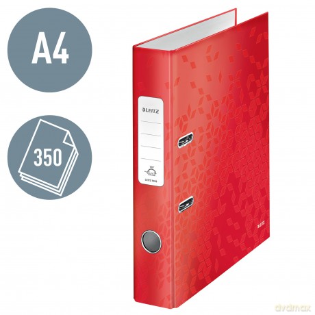 Leitz: LEITZ Ordner rot Karton 5,0 cm DIN A4
