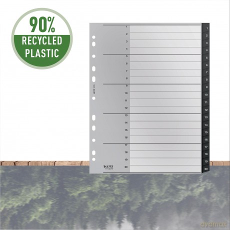 LEITZ Ordnerregister recycle 1211 Vollfo