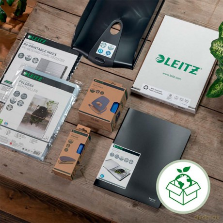 Leitz: LEITZ Ordnungsmappe Recycle 6 Fcher bla
