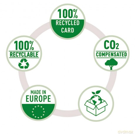 Leitz: LEITZ Ordnungsmappe Recycle 6 Fcher bla