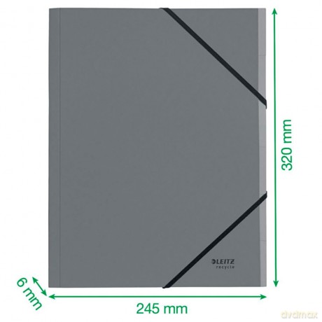Leitz: LEITZ Ordnungsmappe Recycle 6 Fcher bla
